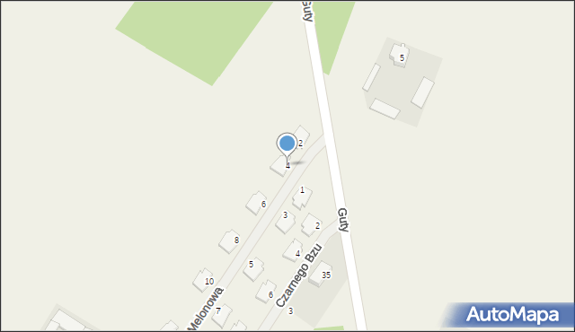 Stanisławowo, Melonowa, 4, mapa Stanisławowo