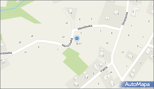 Staszkówka, Mentlówka, 5, mapa Staszkówka