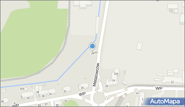 Świętochłowice, Metalowców, 1A, mapa Świętochłowice
