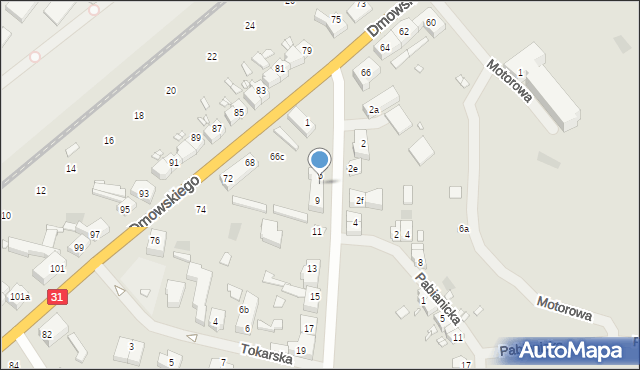 Szczecin, Mechaniczna, 7, mapa Szczecina