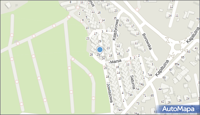 Włocławek, Merkurego, 16, mapa Włocławka