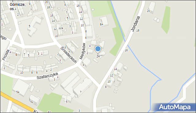 Zabrze, Medyków, 2A, mapa Zabrza