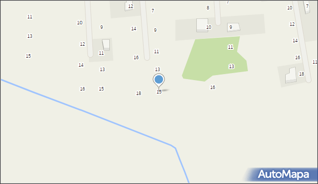 Żelechów, Mgiełkowa, 15, mapa Żelechów