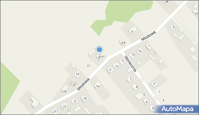 Aleksandria Druga, Miodowa, 10, mapa Aleksandria Druga