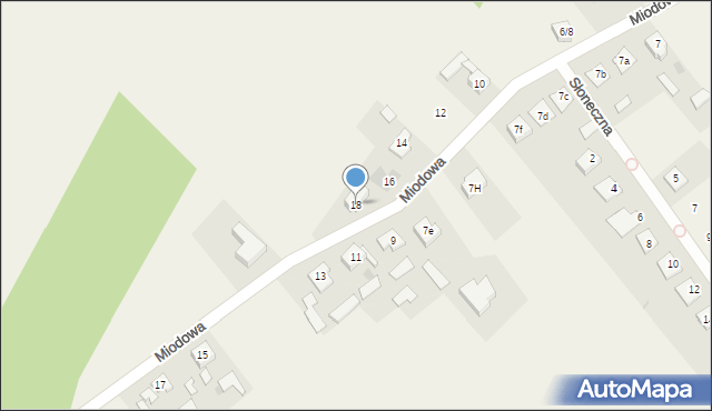 Aleksandria Druga, Miodowa, 18, mapa Aleksandria Druga