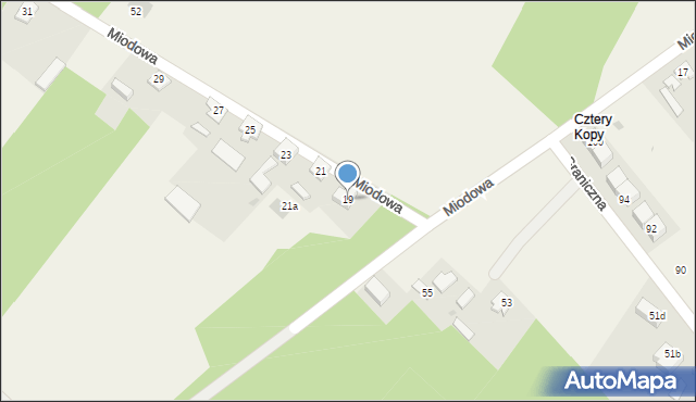 Aleksandria Druga, Miodowa, 19, mapa Aleksandria Druga