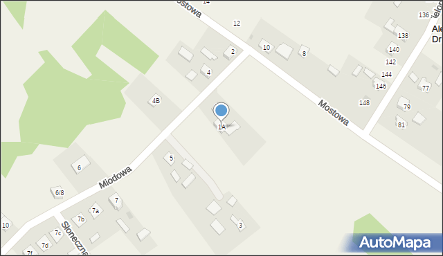 Aleksandria Druga, Miodowa, 1A, mapa Aleksandria Druga