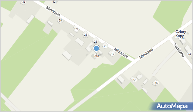 Aleksandria Druga, Miodowa, 21a, mapa Aleksandria Druga