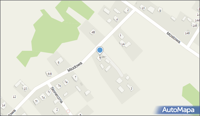 Aleksandria Druga, Miodowa, 5, mapa Aleksandria Druga