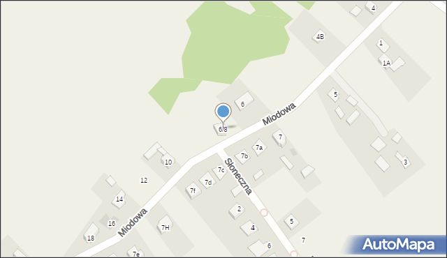 Aleksandria Druga, Miodowa, 6/8, mapa Aleksandria Druga