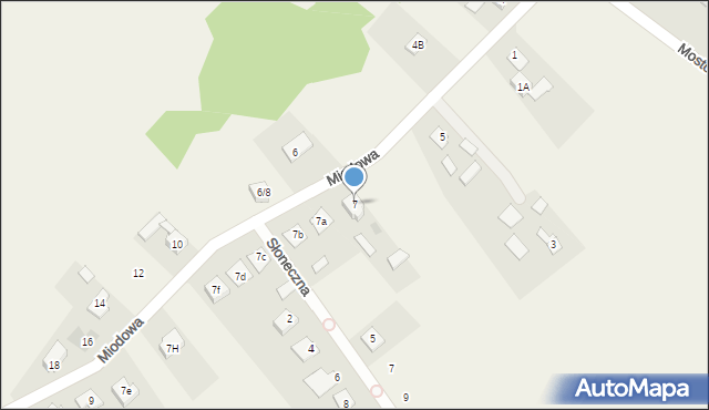 Aleksandria Druga, Miodowa, 7, mapa Aleksandria Druga