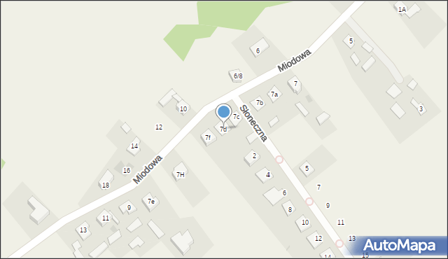 Aleksandria Druga, Miodowa, 7d, mapa Aleksandria Druga