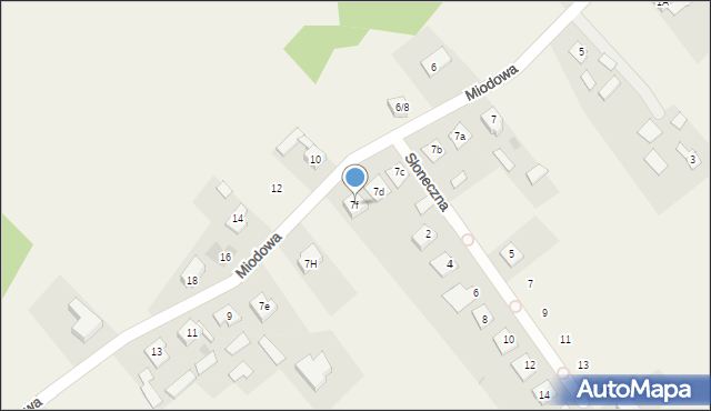 Aleksandria Druga, Miodowa, 7f, mapa Aleksandria Druga