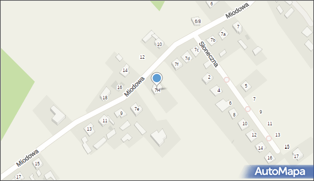 Aleksandria Druga, Miodowa, 7H, mapa Aleksandria Druga