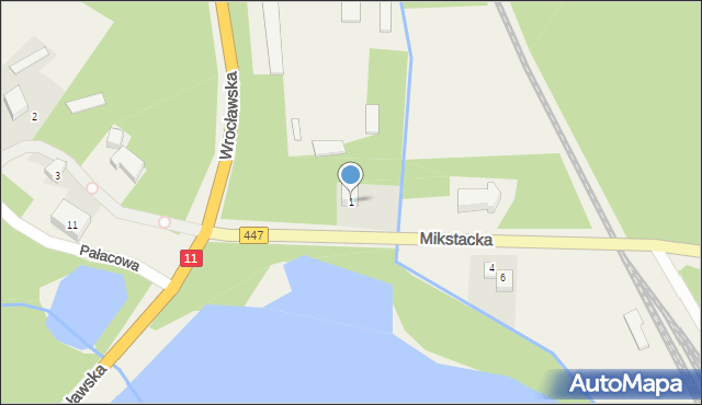 Antonin, Mikstacka, 1, mapa Antonin
