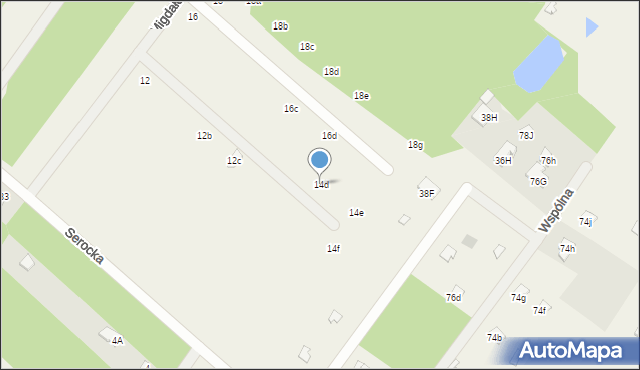 Arciechów, Migdałowa, 14d, mapa Arciechów