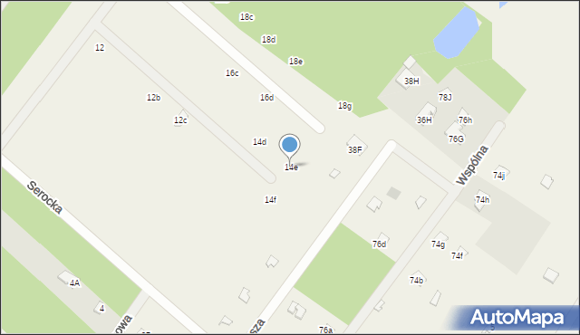 Arciechów, Migdałowa, 14e, mapa Arciechów