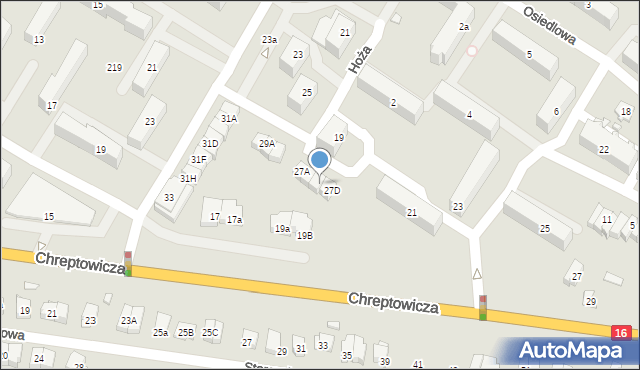 Augustów, Mickiewicza Adama, 27C, mapa Augustów