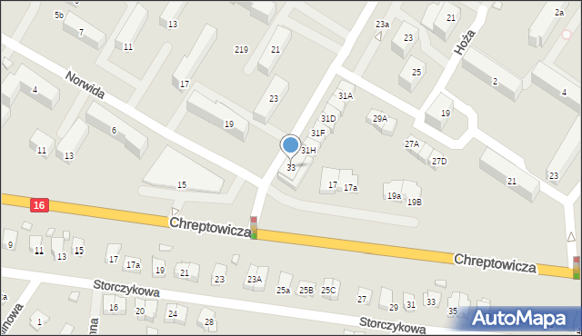 Augustów, Mickiewicza Adama, 33, mapa Augustów