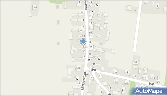 Barczkowice, Mickiewicza Adama, 30, mapa Barczkowice