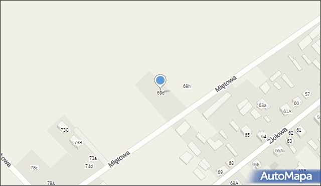 Barszczewo, Miętowa, 23, mapa Barszczewo