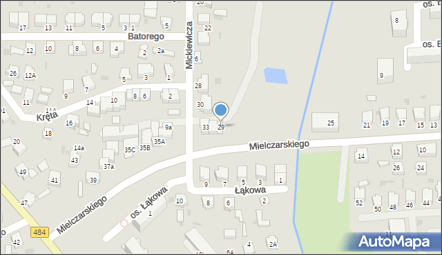 Bełchatów, Mielczarskiego Romualda, 29, mapa Bełchatów