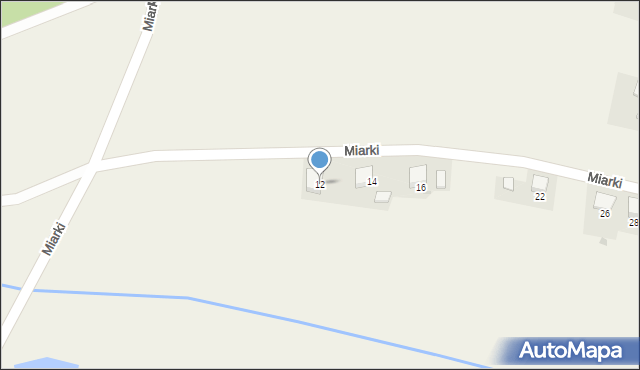 Bełk, Miarki, 12, mapa Bełk