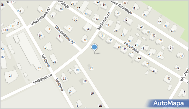 Białogard, Mickiewicza Adama, 23, mapa Białogard