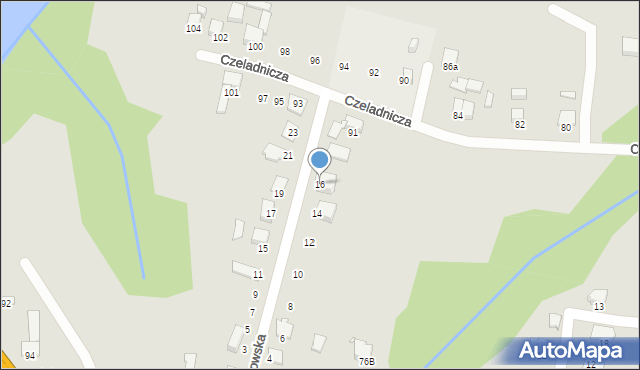 Bielsko-Biała, Mistrzowska, 16, mapa Bielsko-Białej