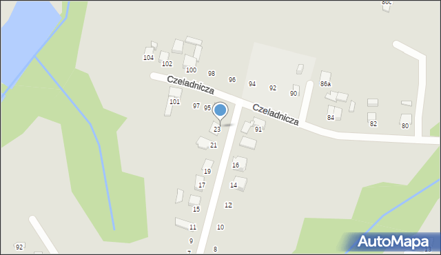 Bielsko-Biała, Mistrzowska, 25, mapa Bielsko-Białej