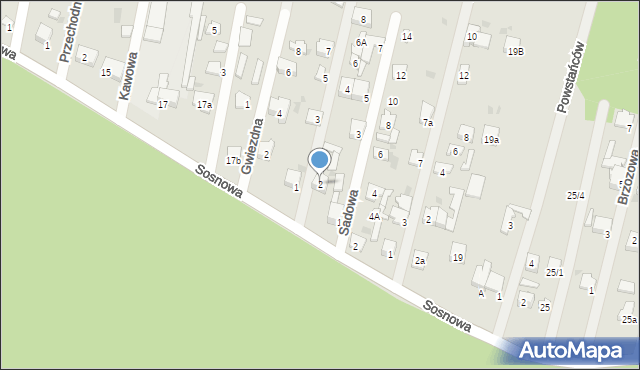 Blachownia, Mickiewicza Adama, 2, mapa Blachownia