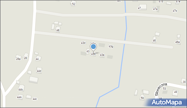 Boguchwała, Miła, 25b, mapa Boguchwała