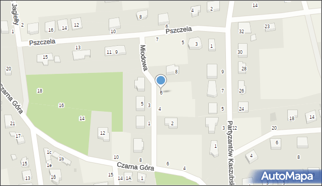 Bojano, Miodowa, 6, mapa Bojano