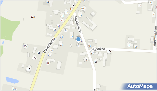 Brdów, Mickiewicza Adama, 4, mapa Brdów