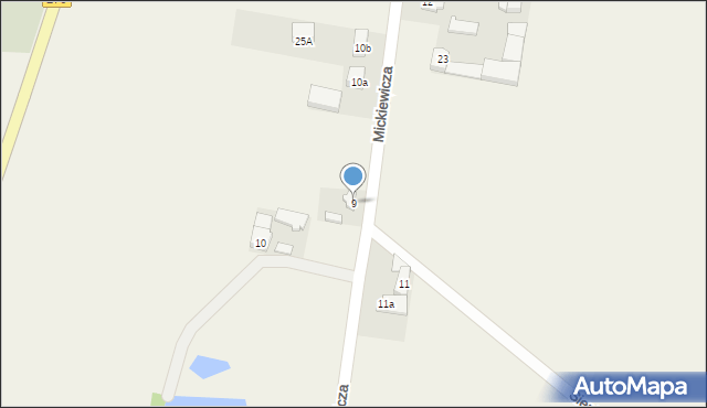 Brdów, Mickiewicza Adama, 9, mapa Brdów