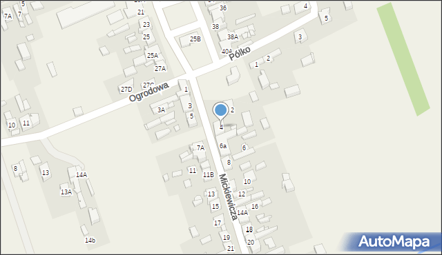 Brudzew, Mickiewicza Adama, 4, mapa Brudzew