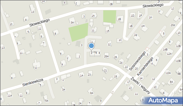 Brwinów, Michałowskiego Kazimierza, 2, mapa Brwinów