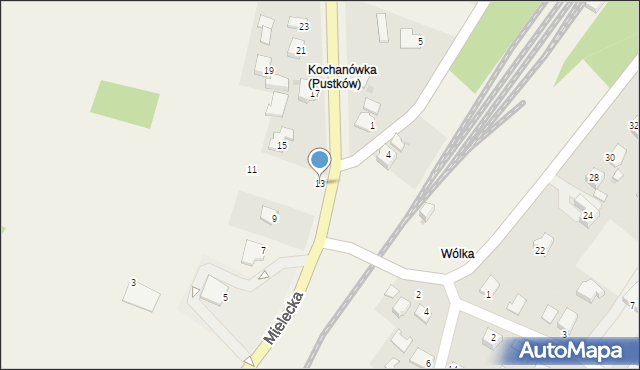 Brzeźnica, Mielecka, 13, mapa Brzeźnica