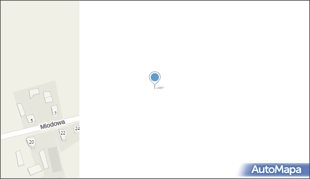 Brzozowo, Miodowa, 11, mapa Brzozowo