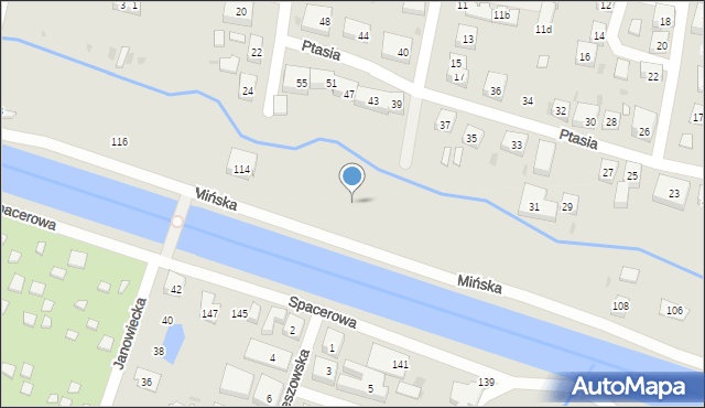 Bydgoszcz, Mińska, 112, mapa Bydgoszczy