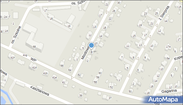 Bystrzyca Kłodzka, Miodowa, 6, mapa Bystrzyca Kłodzka