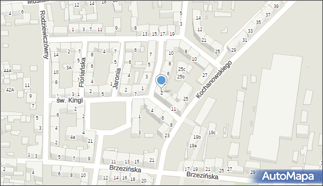 Bytom, Miętkiewicza Piotra, 2, mapa Bytomia