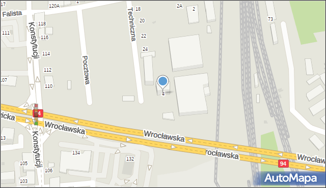 Bytom, Miechowicka, 4, mapa Bytomia