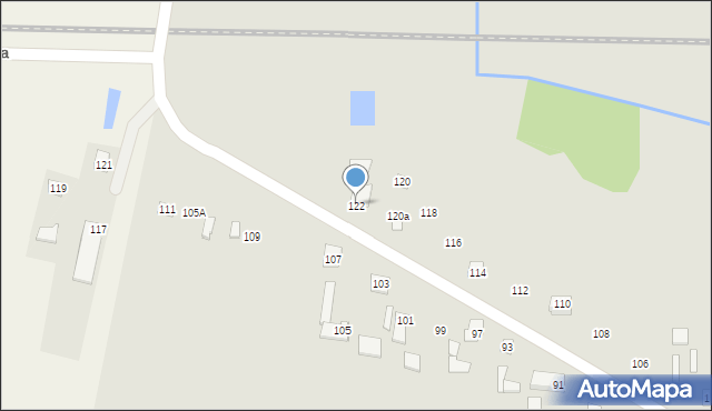 Cegłów, Mickiewicza Adama, 122, mapa Cegłów