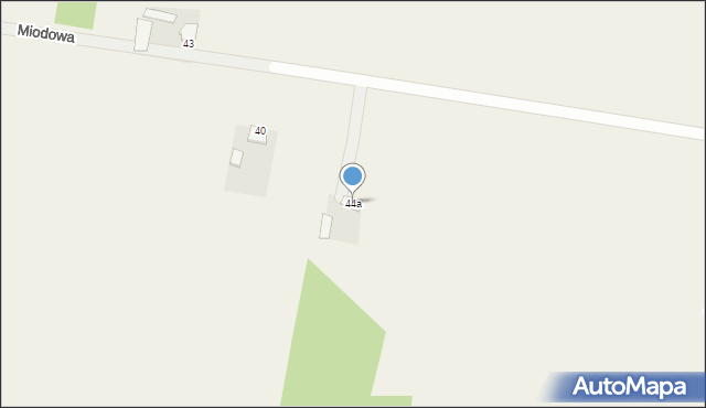 Celinów, Miodowa, 44a, mapa Celinów