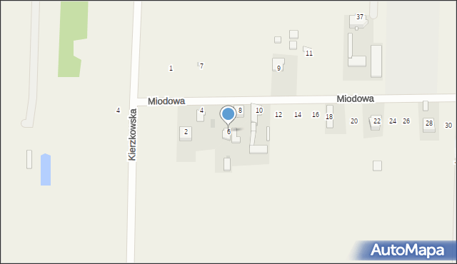 Cerekiew, Miodowa, 6, mapa Cerekiew