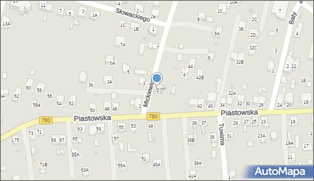 Chełmek, Mickiewicza Adama, 2, mapa Chełmek