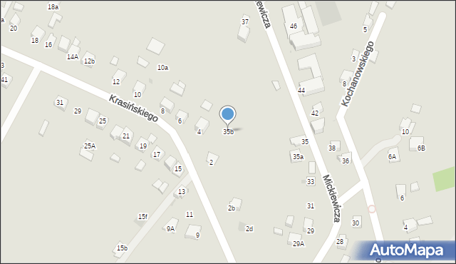 Chełmek, Mickiewicza Adama, 35b, mapa Chełmek