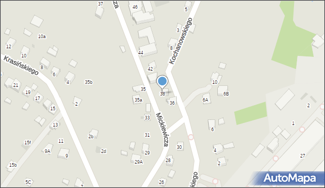 Chełmek, Mickiewicza Adama, 38, mapa Chełmek