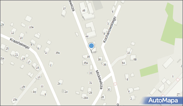 Chełmek, Mickiewicza Adama, 40, mapa Chełmek